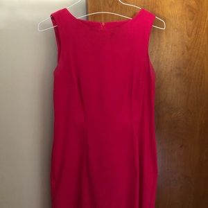 Bright pink dress